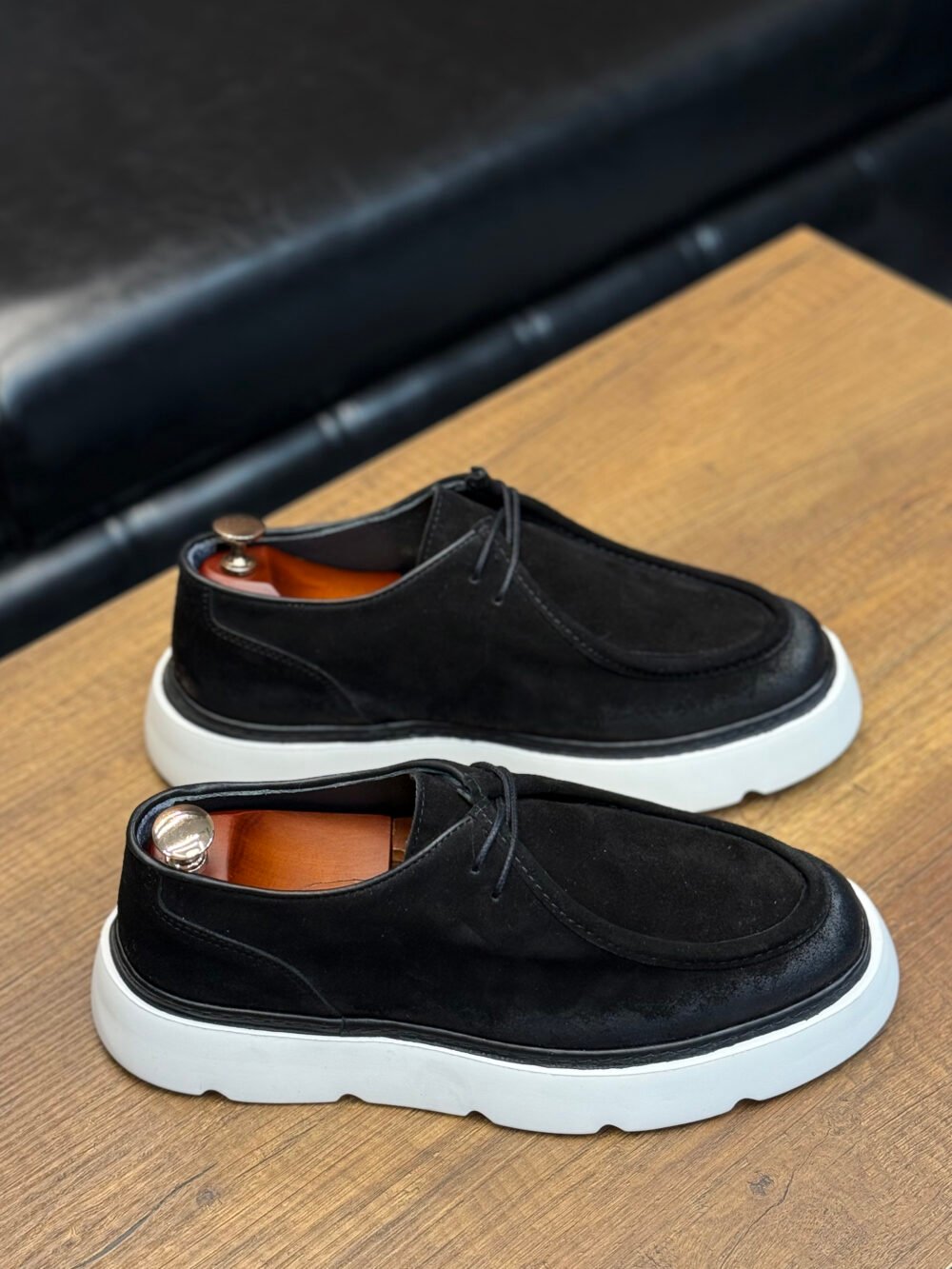Loafer Model Deri Ayakkabı (Siyah nubuk) - Görsel 2