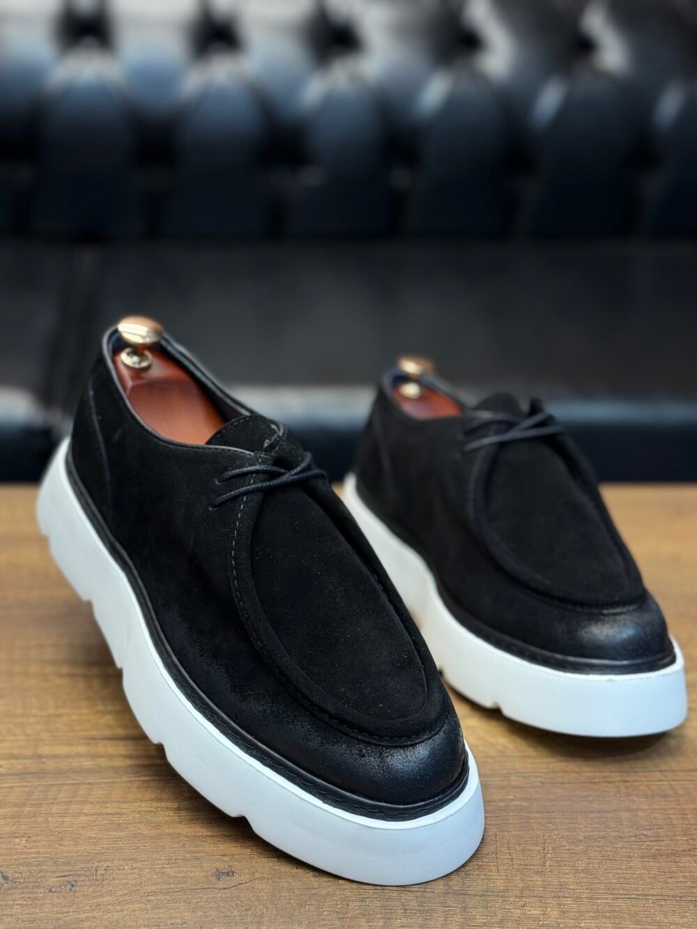 Loafer Model Deri Ayakkabı (Siyah nubuk)