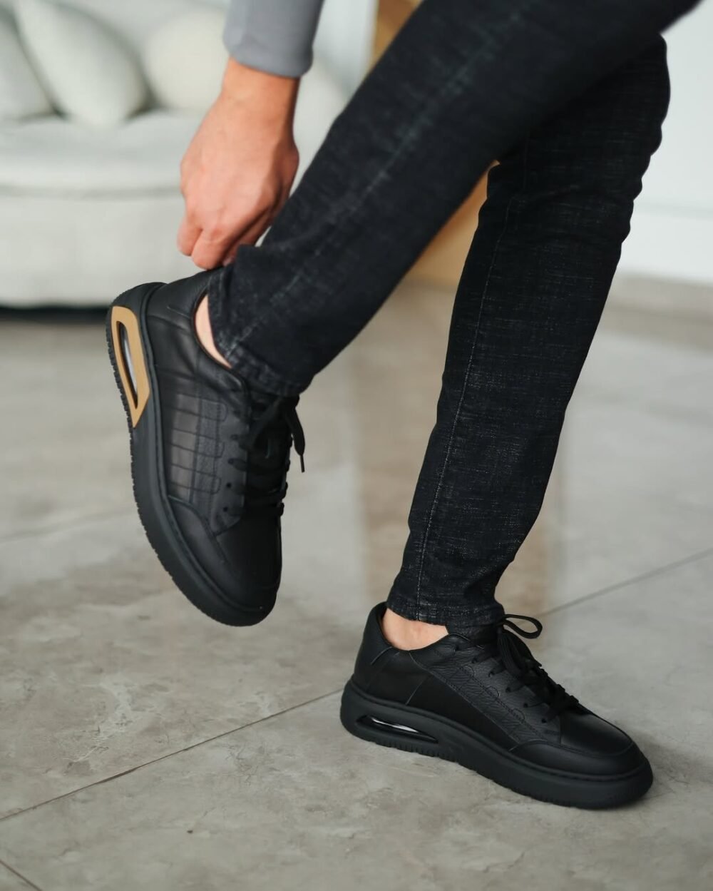 AC 2510F81 Deri Sneakers Ayakkabı