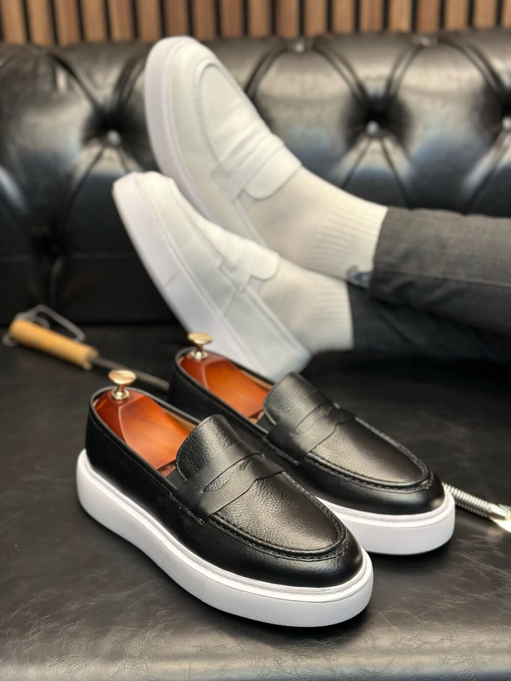 Deri babet casual ayakkabı AC0499Z - Görsel 3