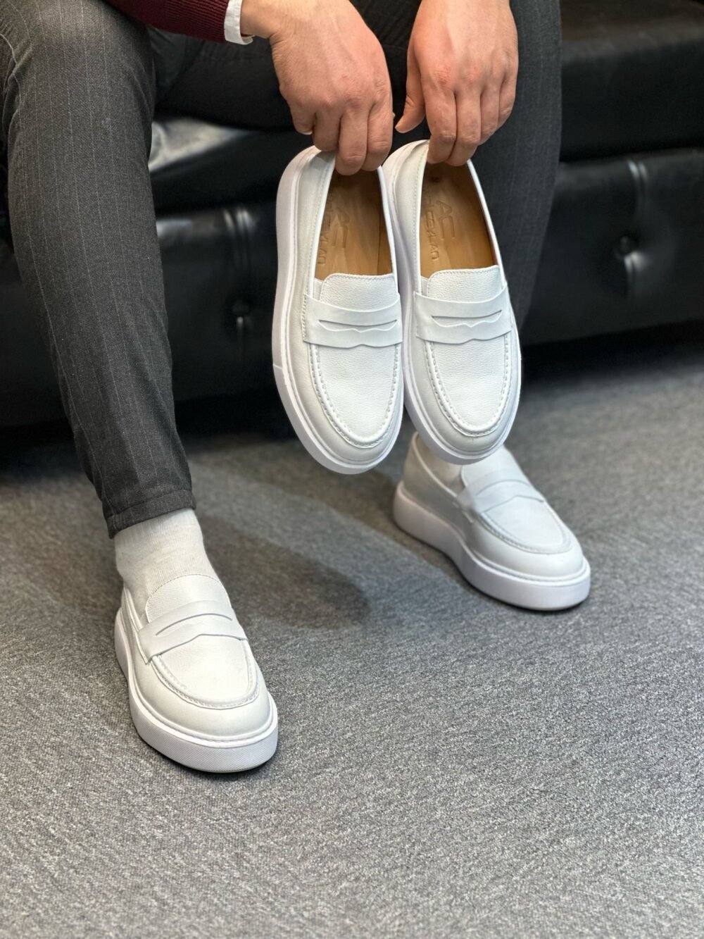 Deri babet casual ayakkabı AC0499Z - Görsel 4