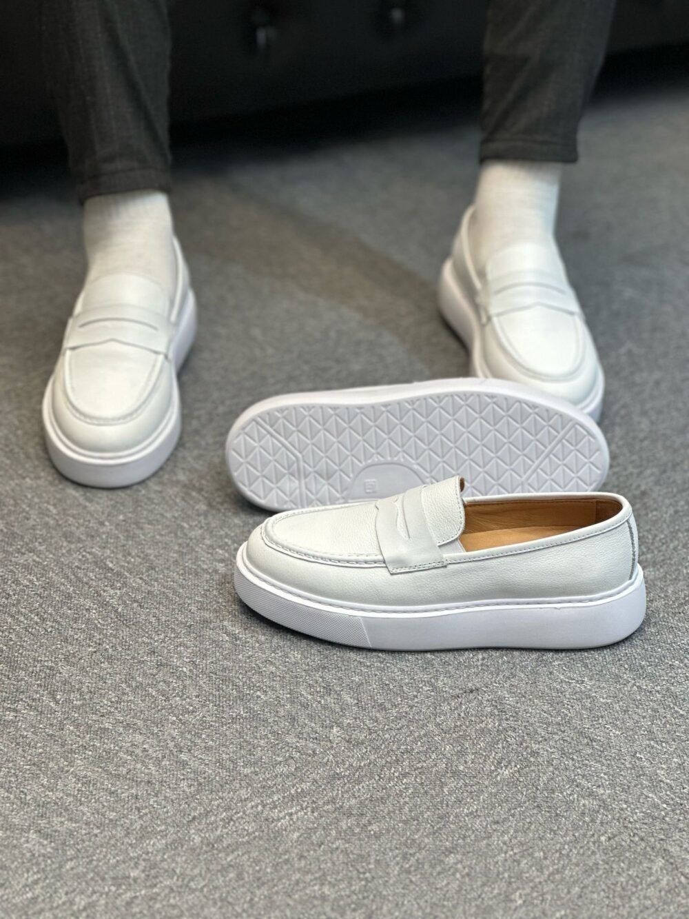 Deri babet casual ayakkabı AC0499Z - Görsel 2